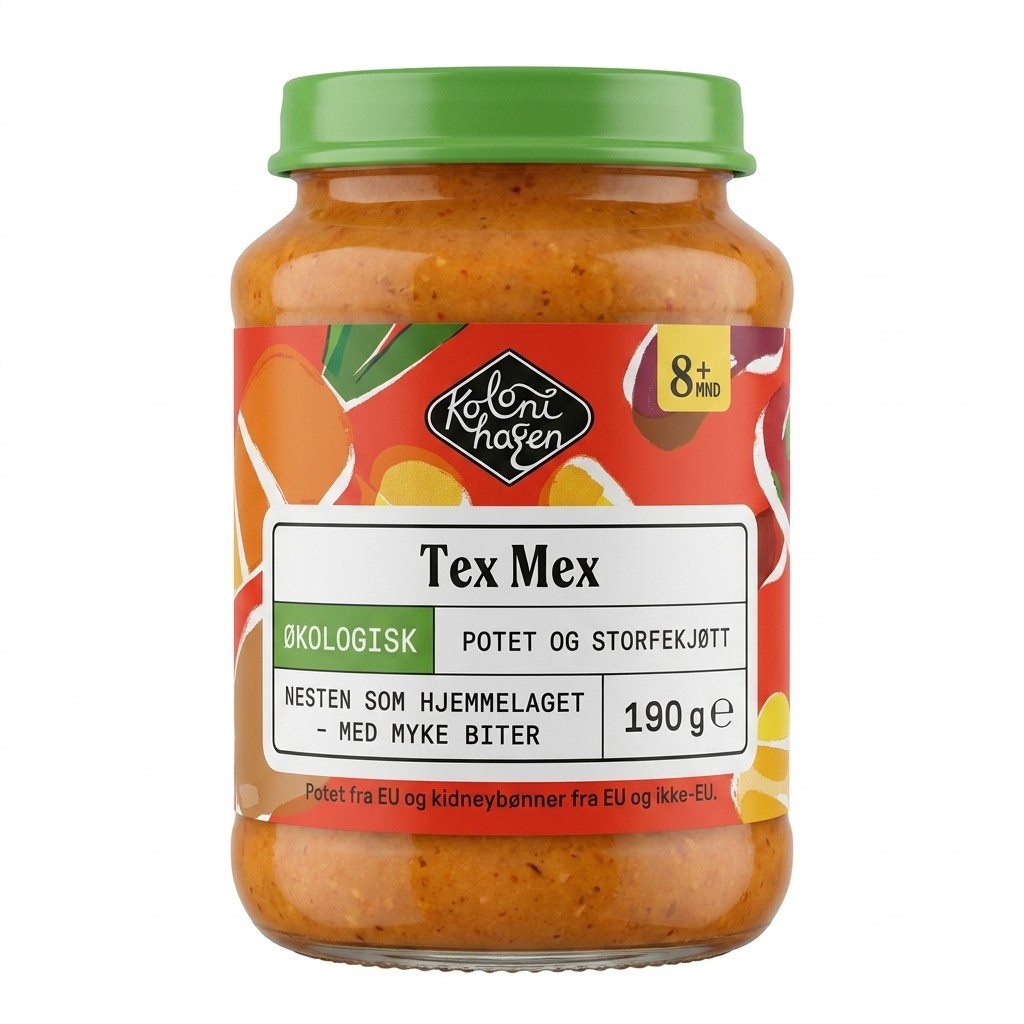 Tex Mex Potet og storfekjøtt 190g Kolonihagen