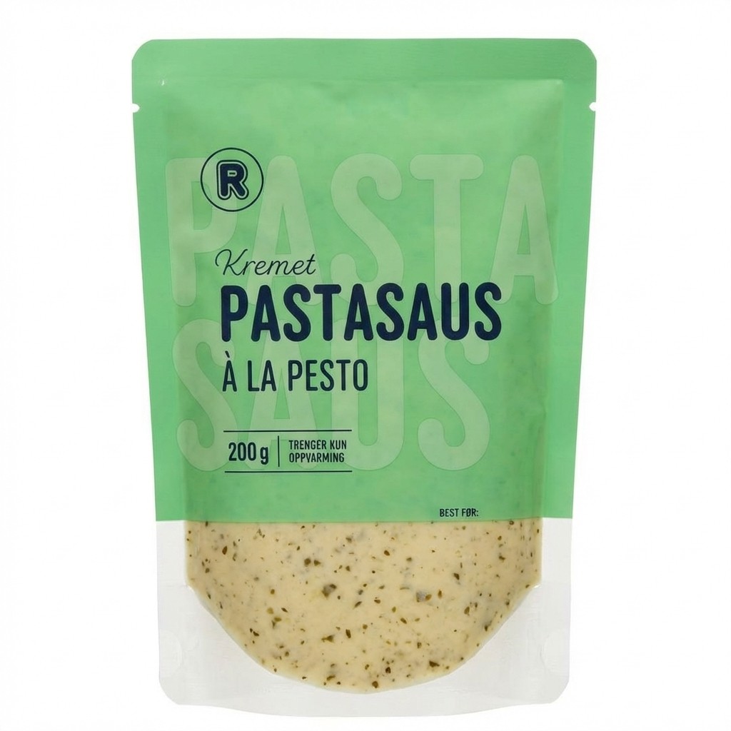 Kremet Pastasaus À La Pesto 200g R