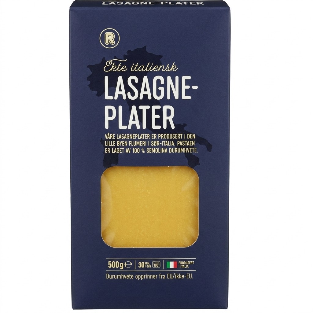 Lasagneplater 500g Rema 1000