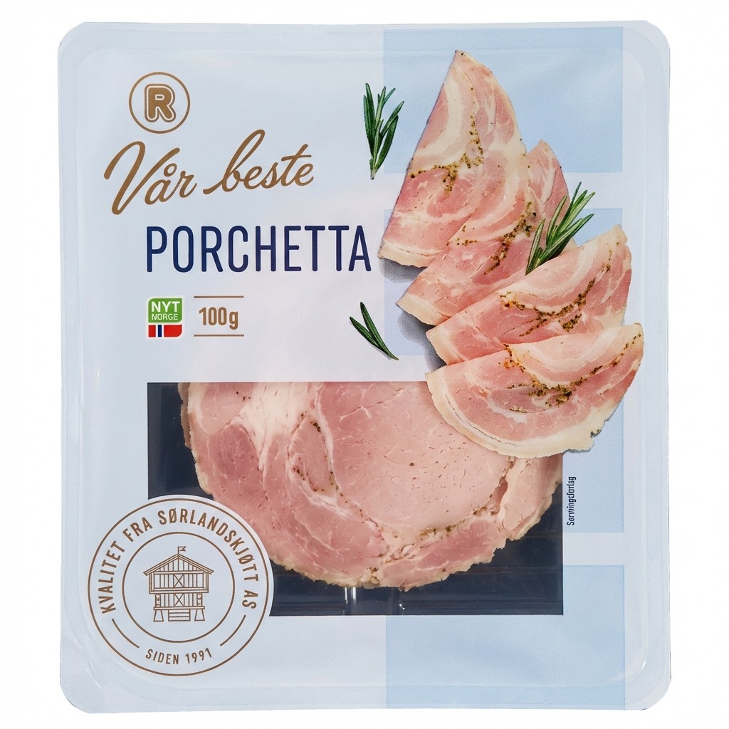 Vår beste Porchetta 100g R