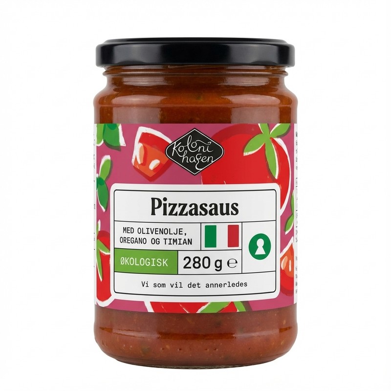 Pizzasaus 280g Kolonihagen