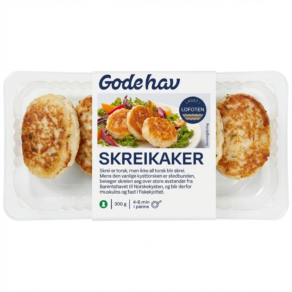 Skreikaker 300g Godehav