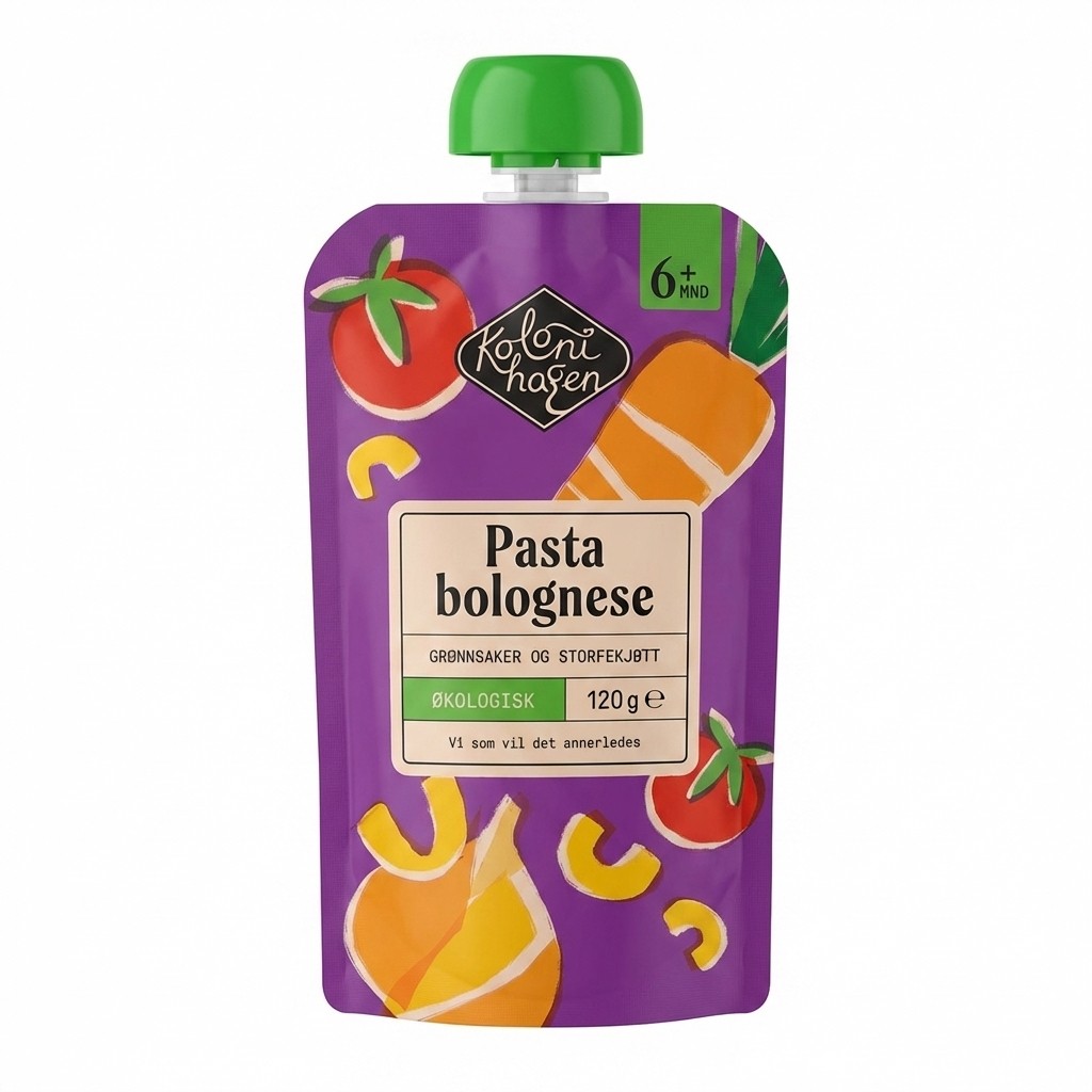 Pasta bolognese 120g Kolonihagen