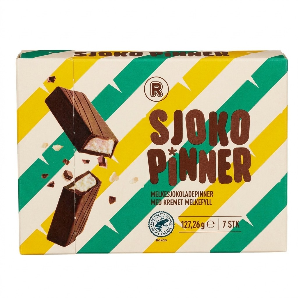 Sjokopinner 127.26g R