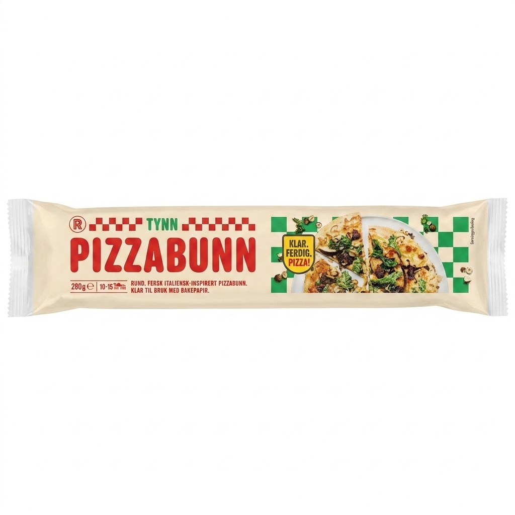Tynn Pizzabunn 280g R