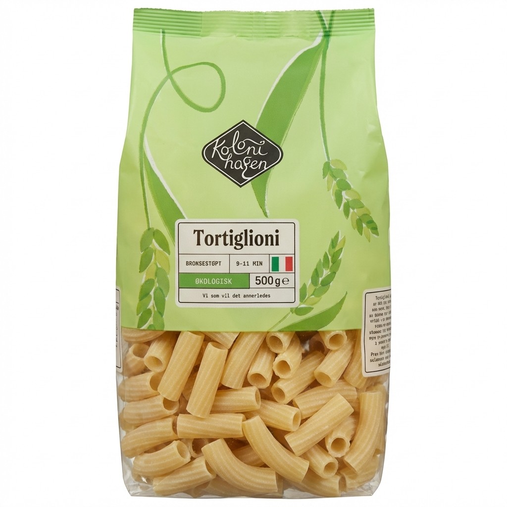 Tortiglioni Økologisk 500g Kolonihagen