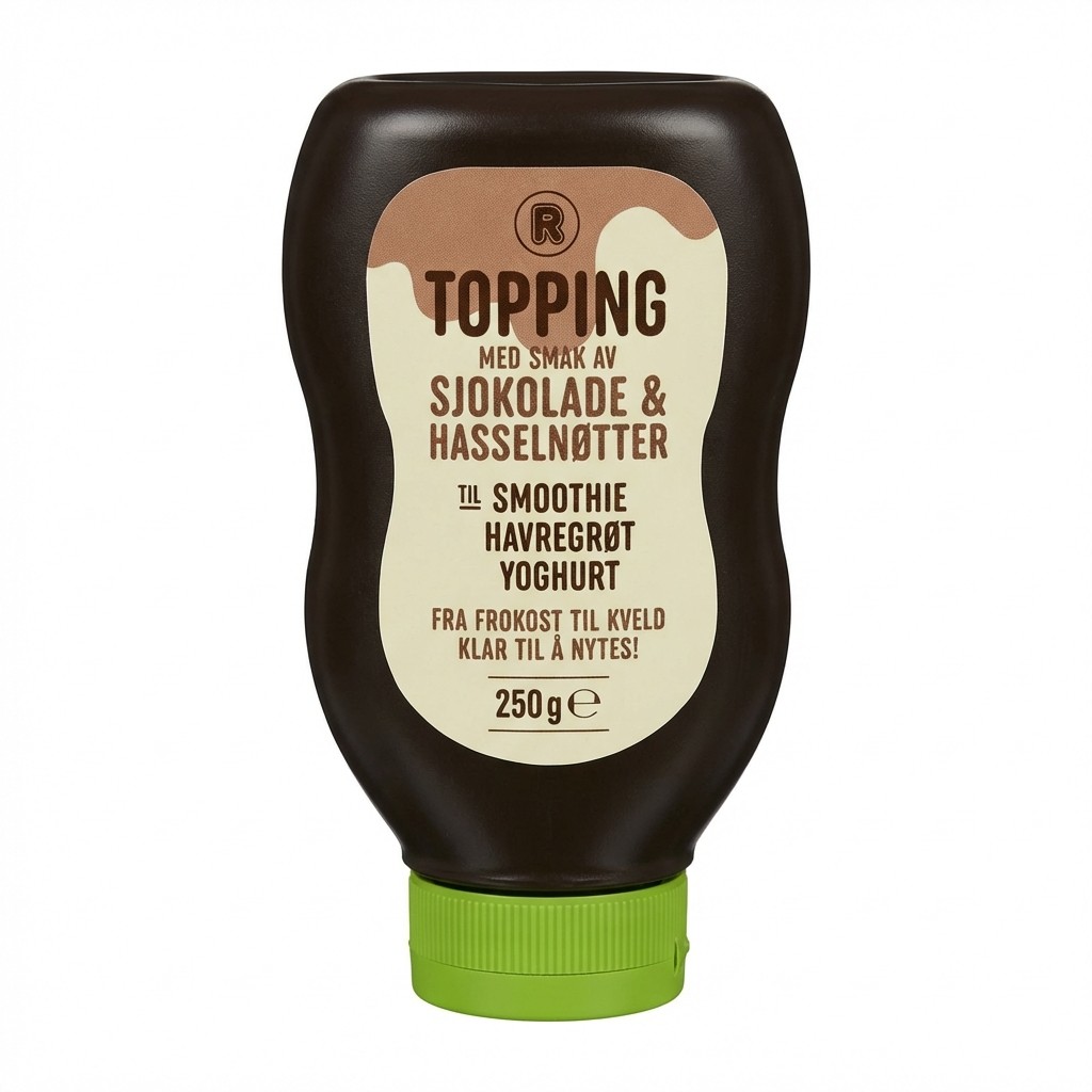Topping Sjokolade & Hasselnøtter 250g R