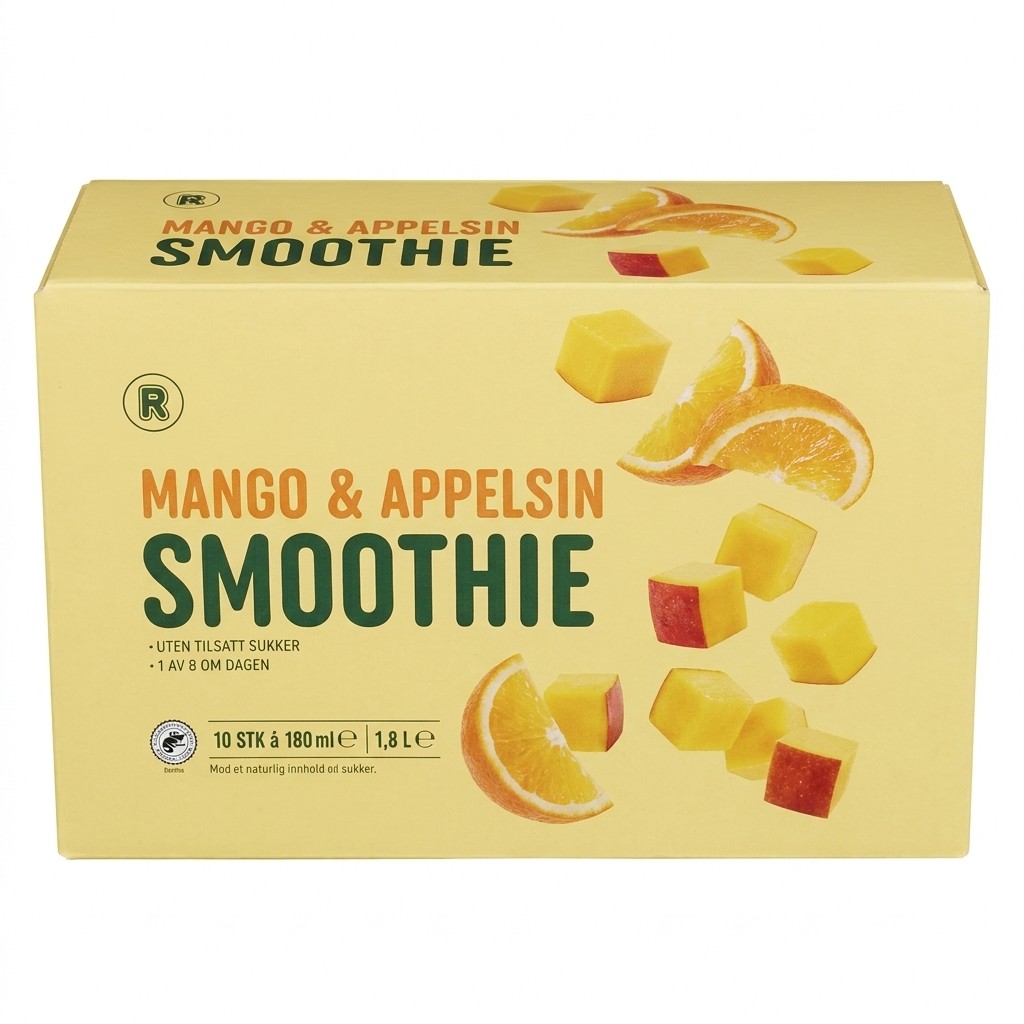 Mango & appelsin smoothie 1,8 l Rema 1000