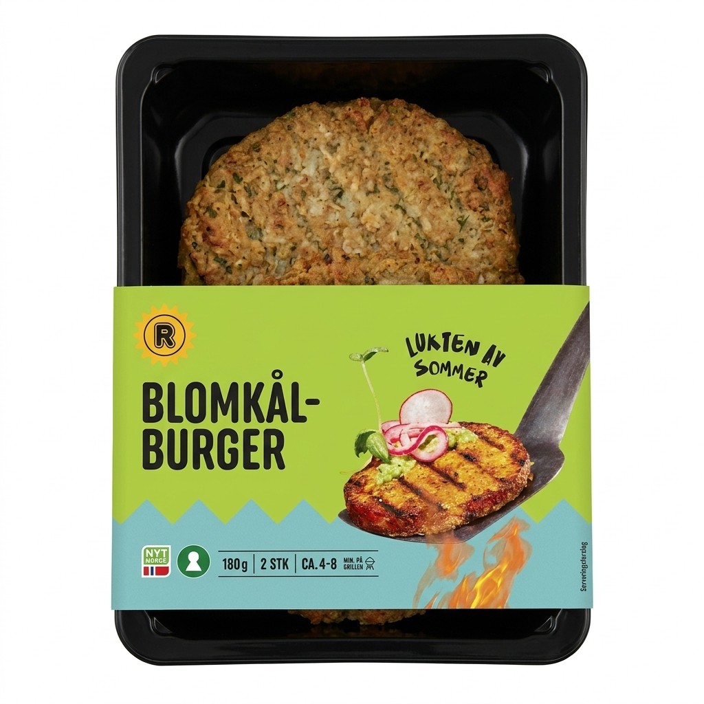 Blomkålburger 180g Rema 1000