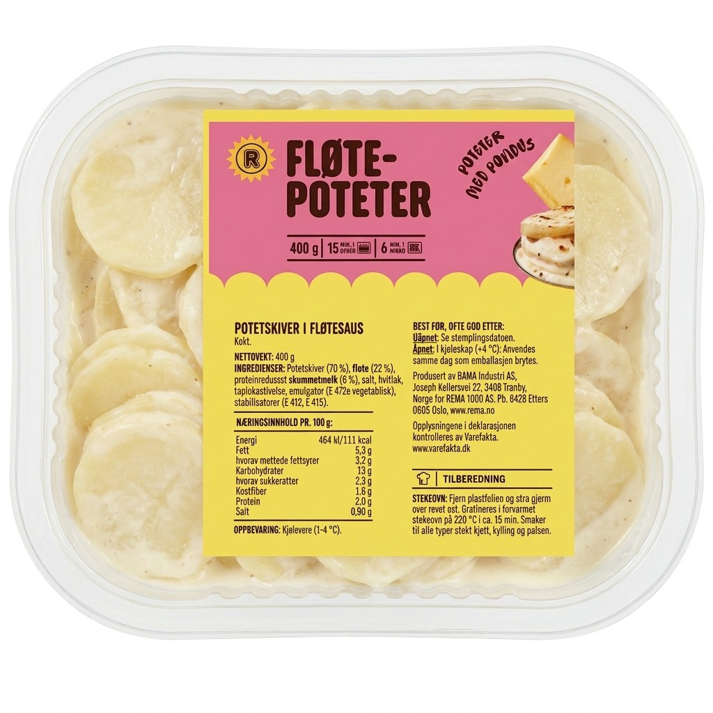 Fløtepoteter 400g R