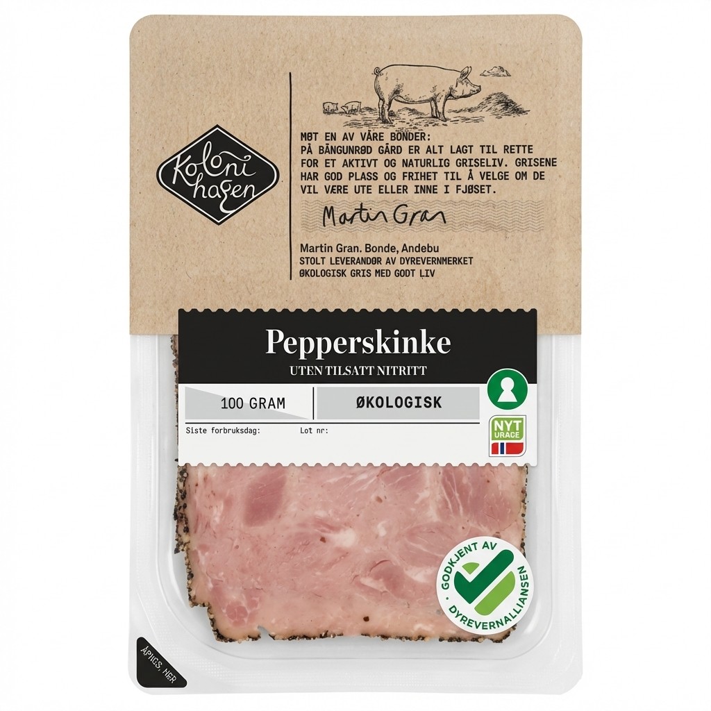 Pepperskinke 100g Kolonihagen