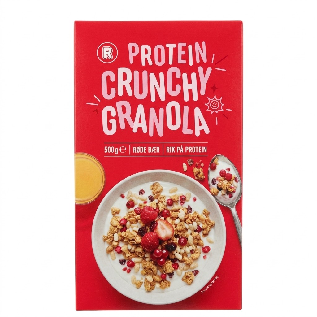 Protein Crunchy Granola 500g Rema 1000