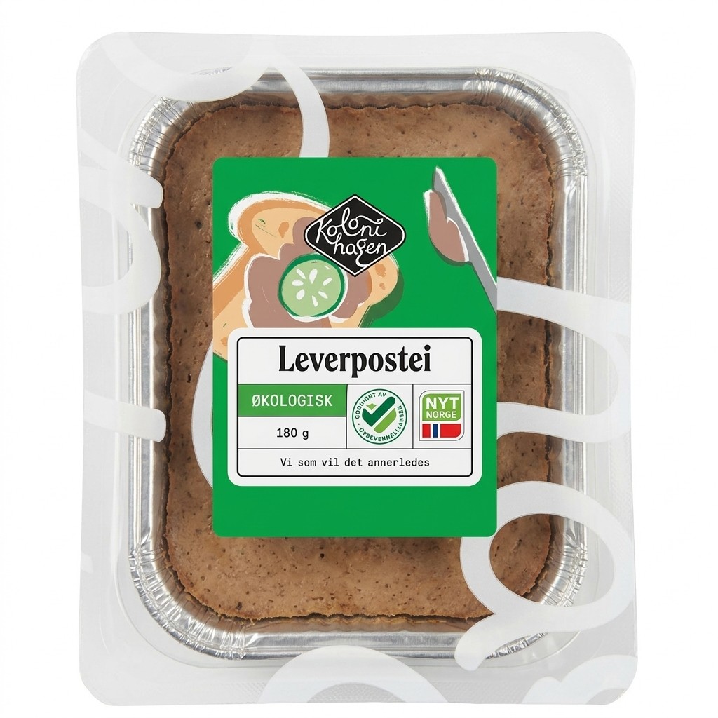 Økologisk leverpostei 180g Kolonihagen