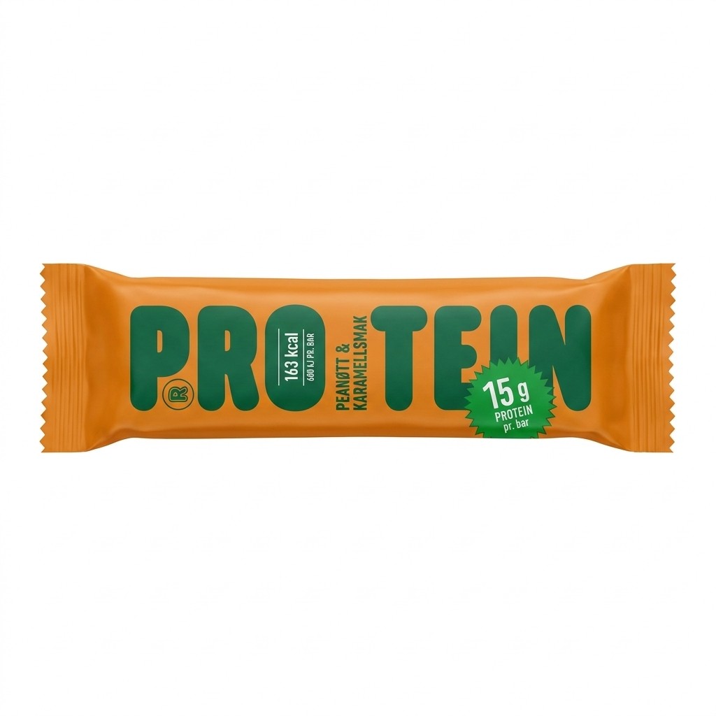 Proteinbar Peanøtt & Karamell 45g R
