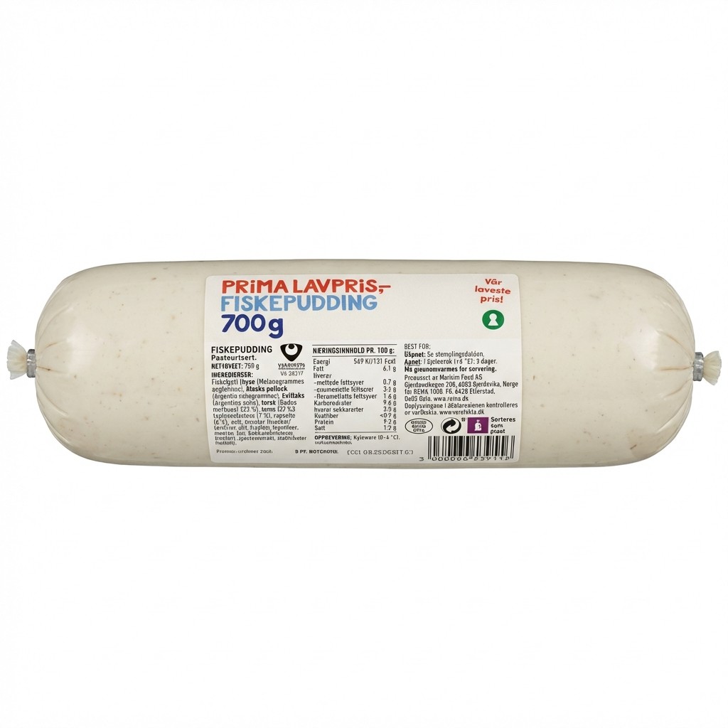 Fiskepudding 700g Prima Lavpris