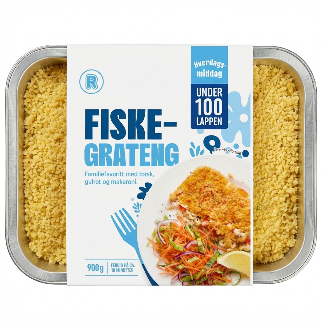 Fiskegrateng 900g R