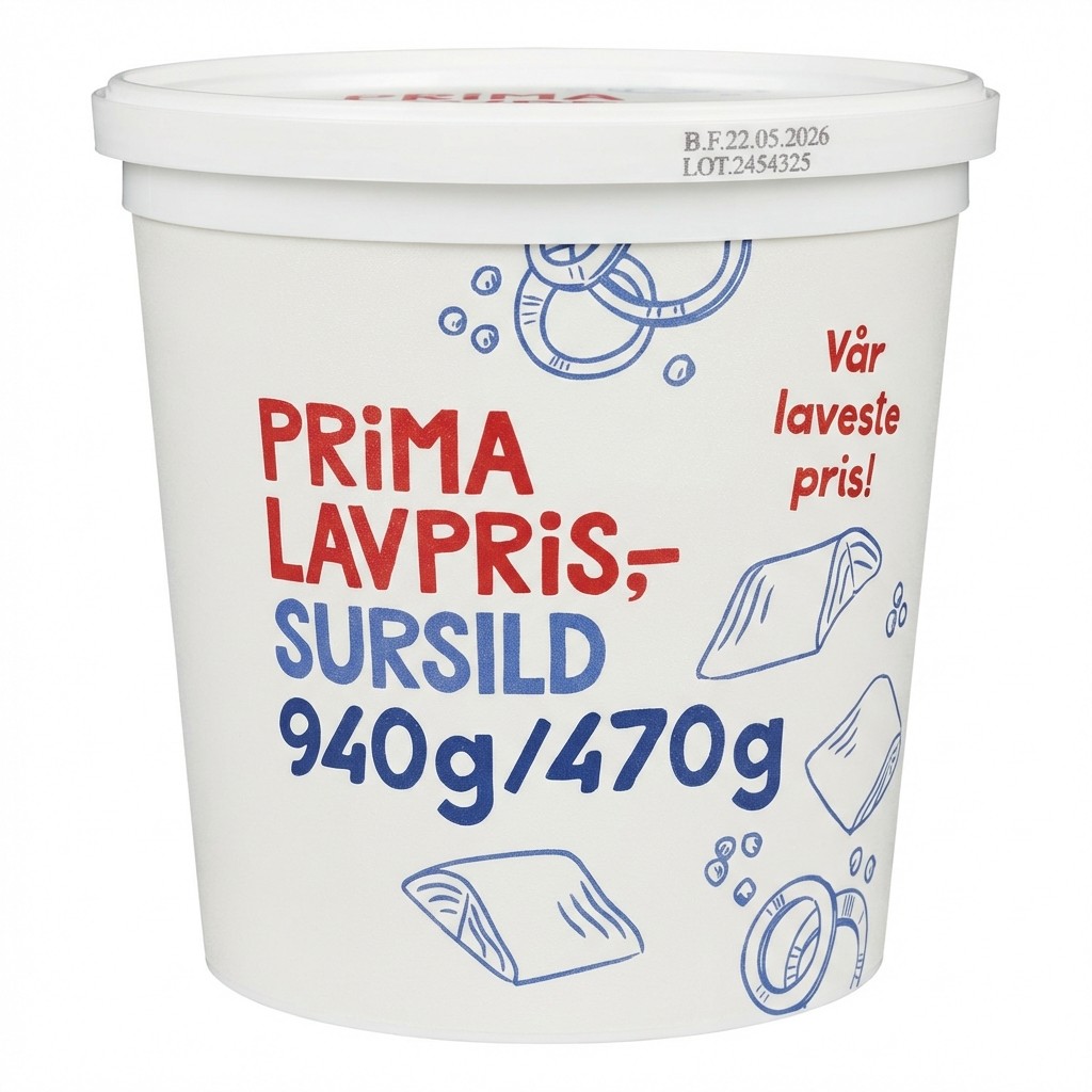 Sursild 940g Prima Lavpris