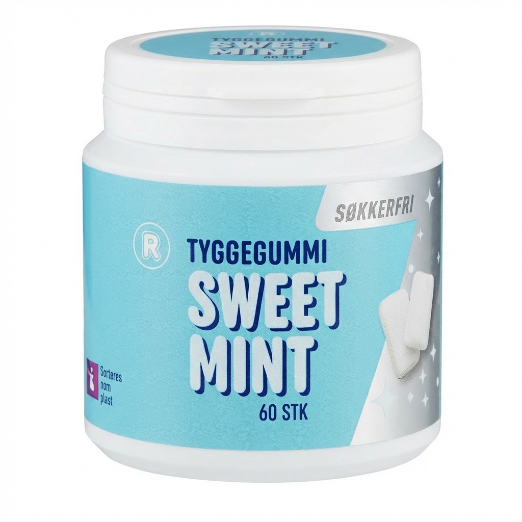 Tyggegummi Sweet Mint 87g R