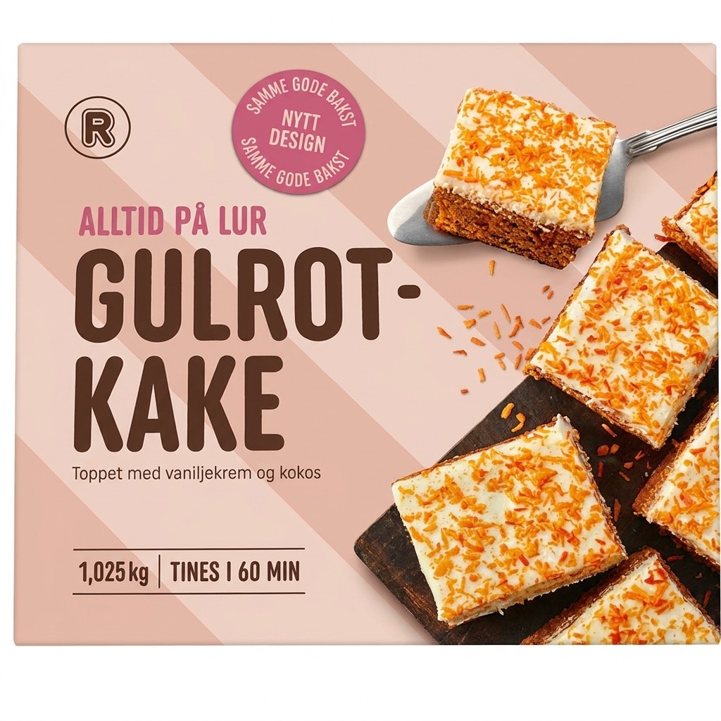 Gulrotkake 1.025kg R