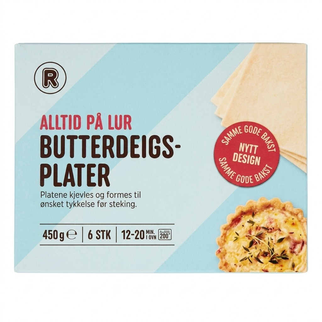 Butterdeigsplater 450g R