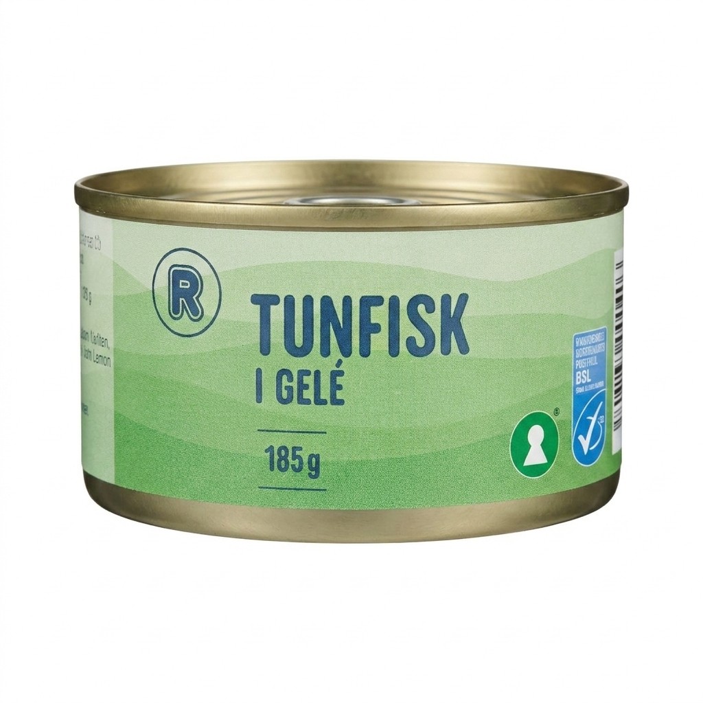Tunfisk i gelé 185g R