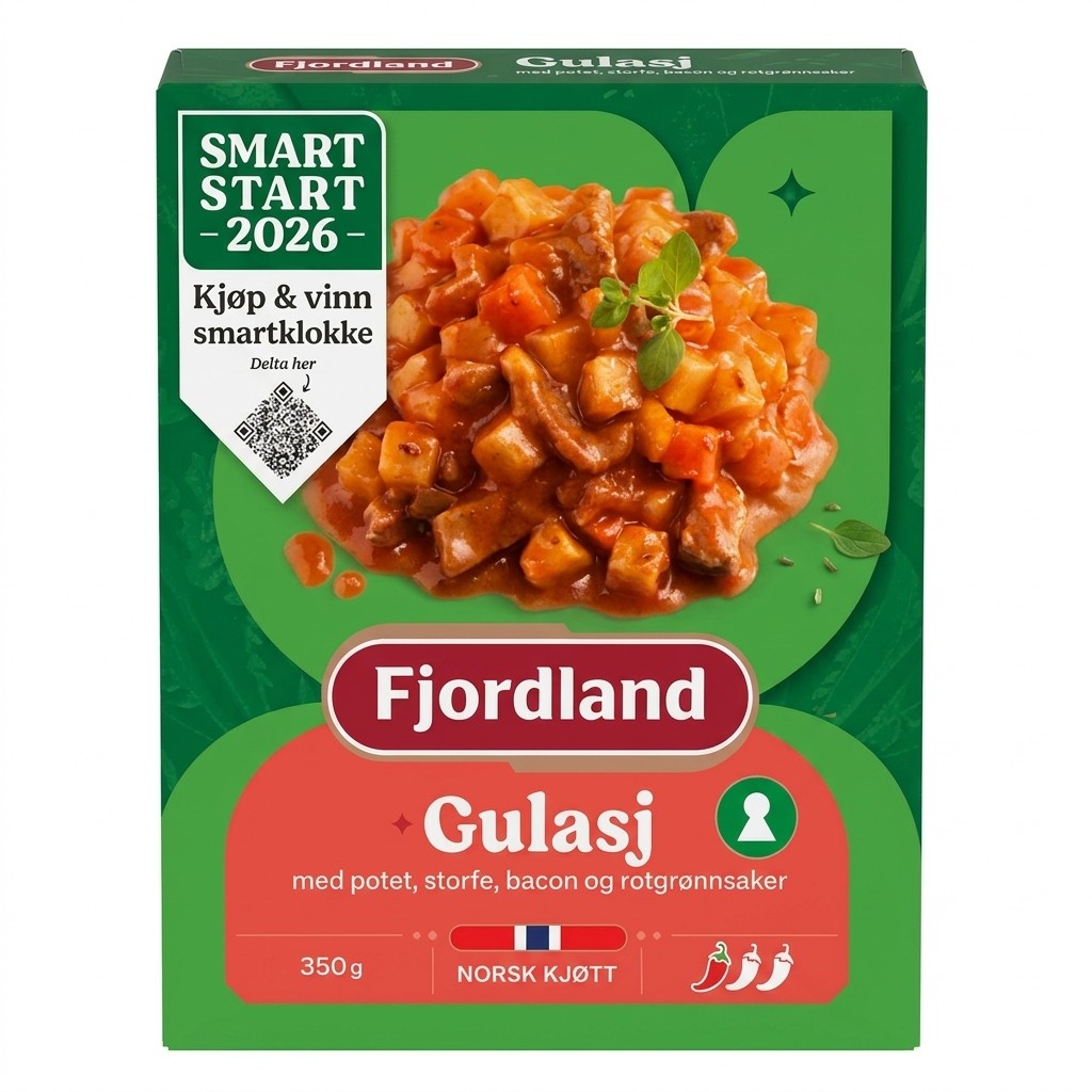 Gulasj 350g Fjordland