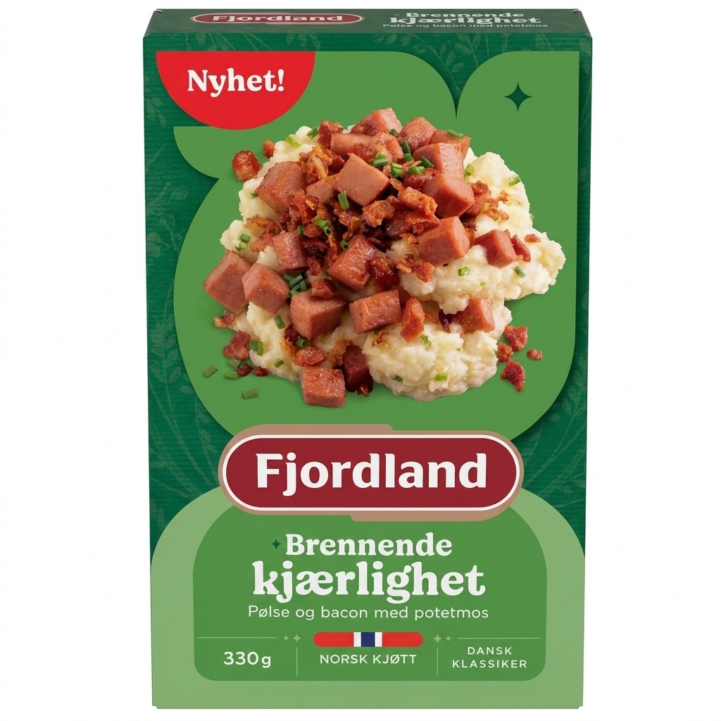 Brennende kjærlighet 330g Fjordland