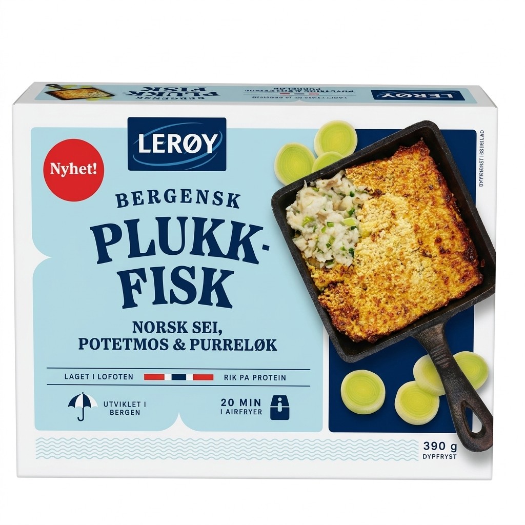 Bergensk plukkfisk 390g Lerøy