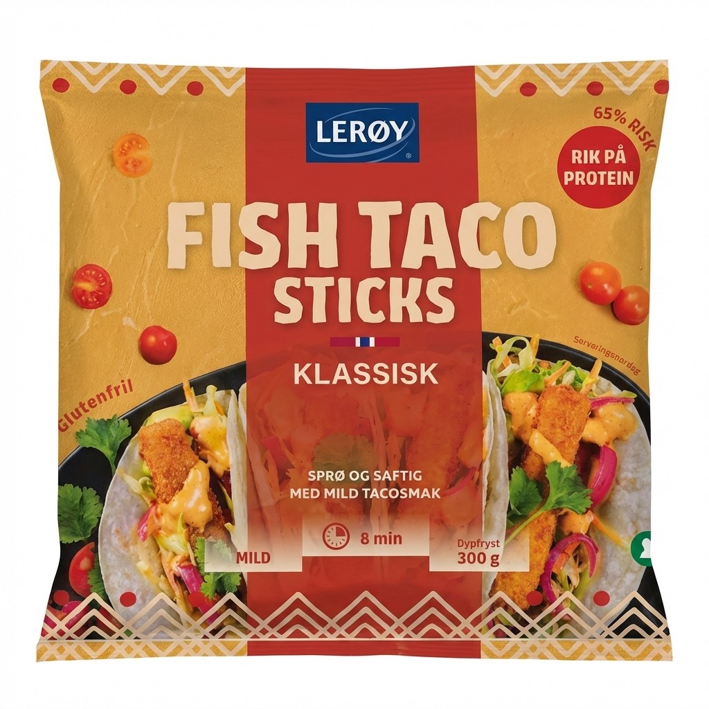 Fish Taco Sticks Klassisk 300g Lerøy