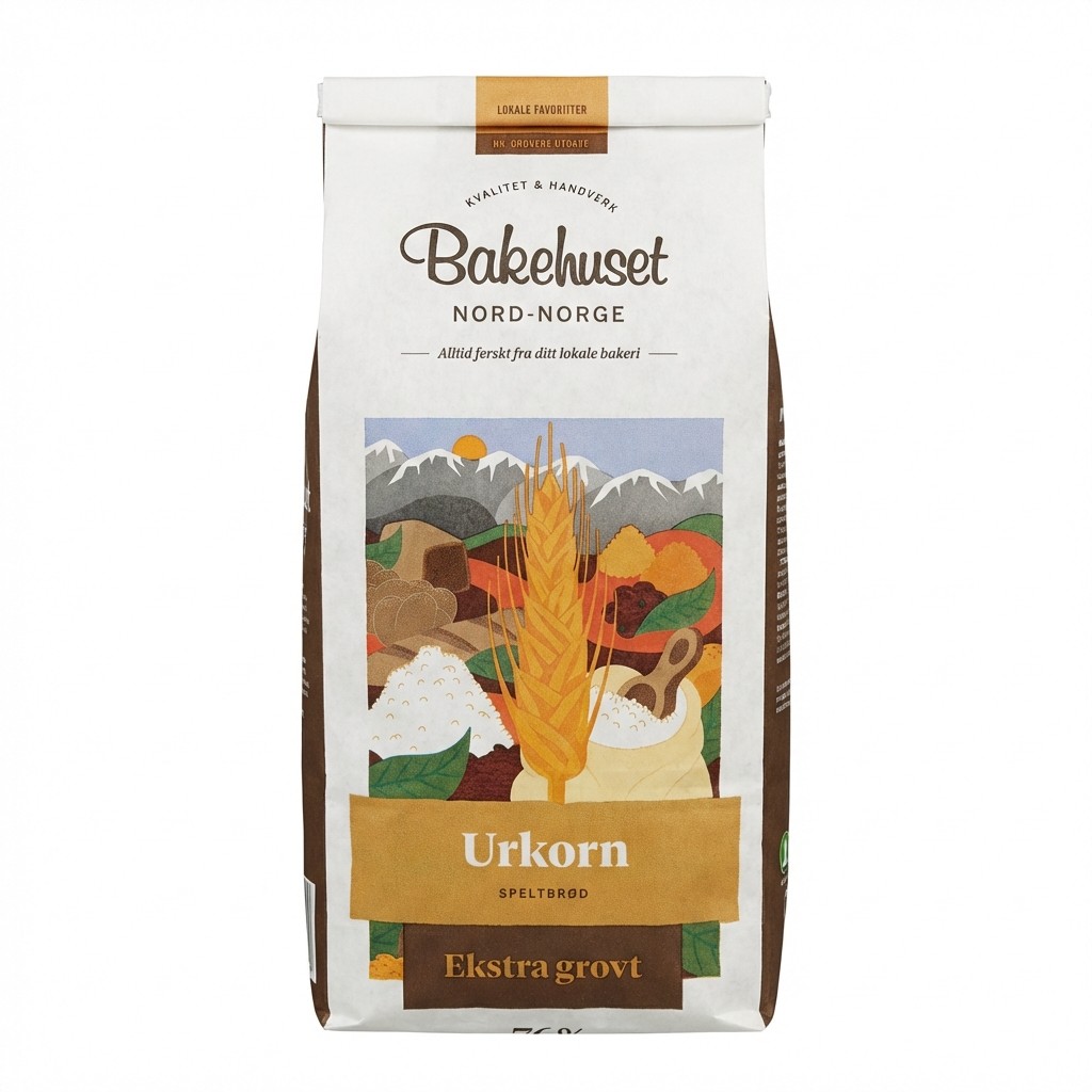 Urkorn Speltbrød Ekstra Grovt 770g Bakehuset