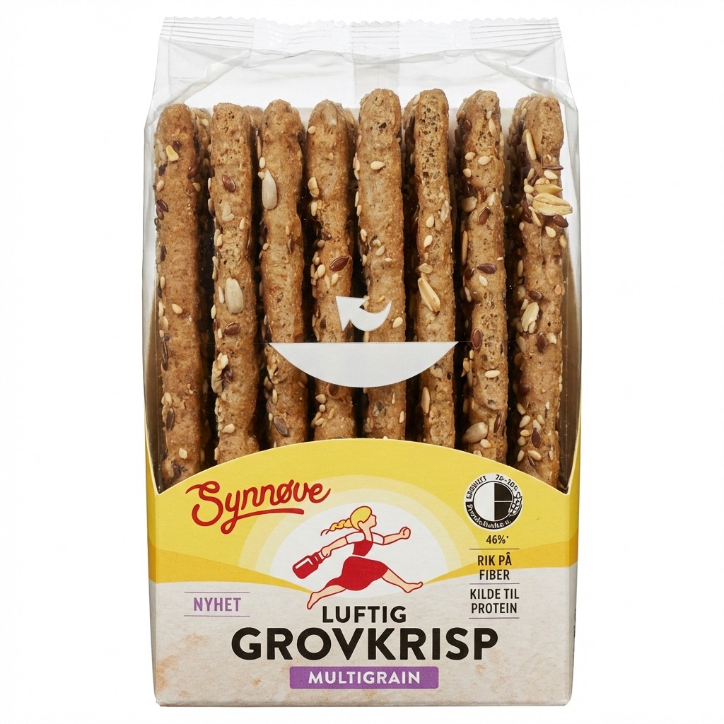 Luftig Grovkrisp Multigrain 160g Synnøve