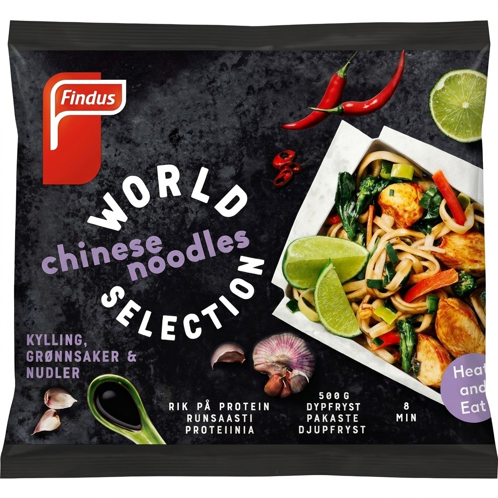 Chinese Noodles Selection 500g Findus