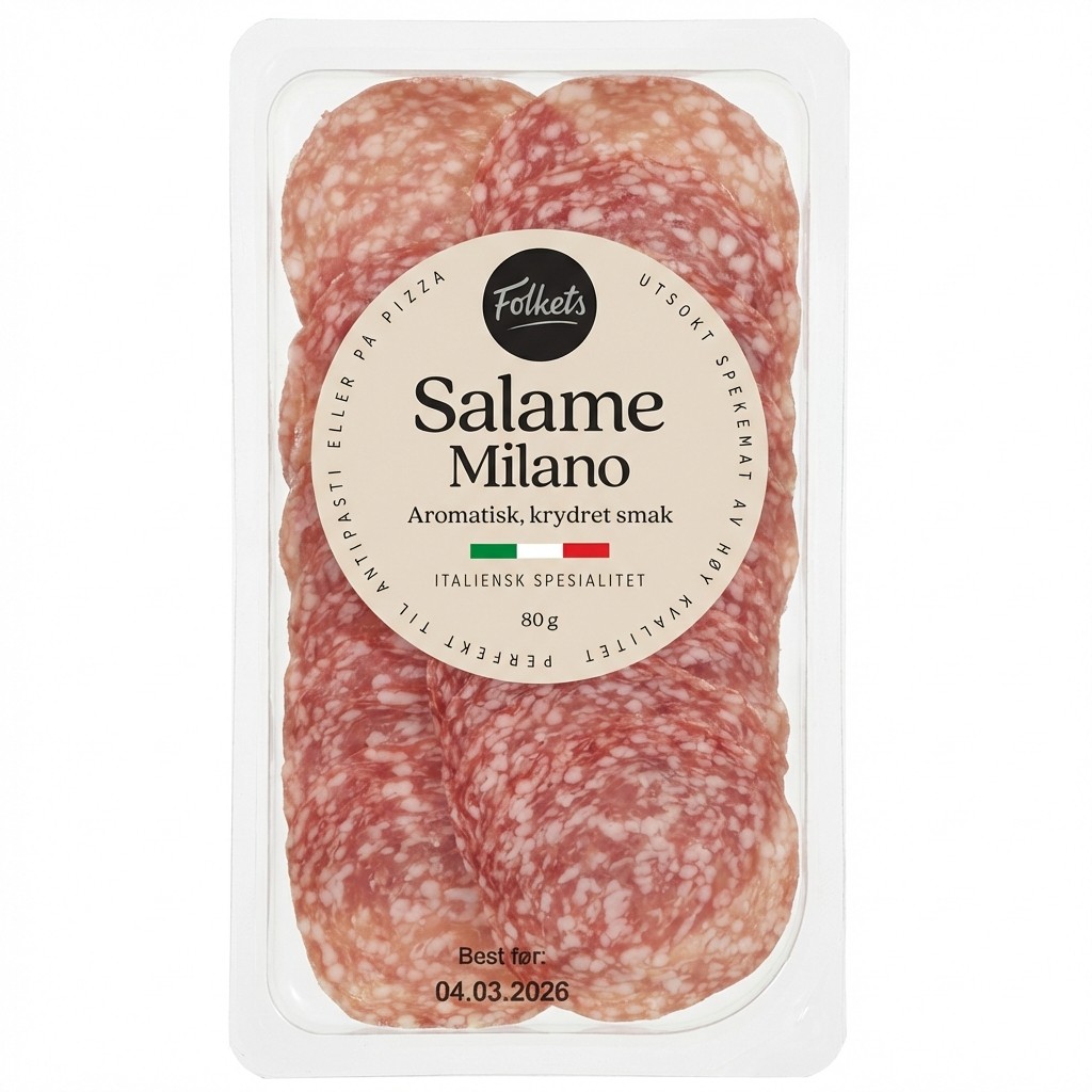 Salame Milano 80g Folkets