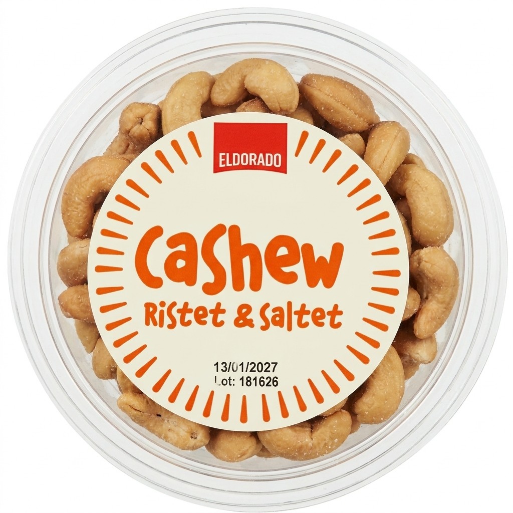 Cashewnøtter ristet og saltet 110g Eldorado