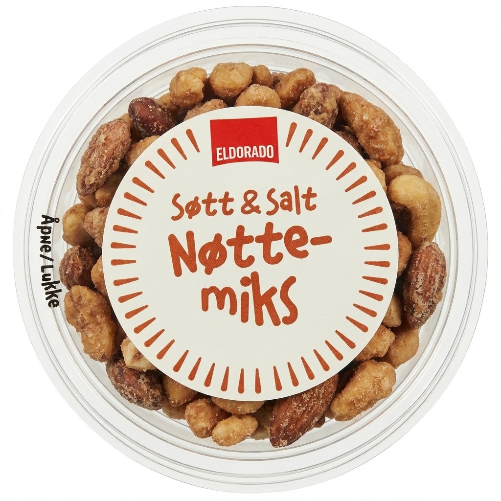Nøttemiks honning 125g Eldorado
