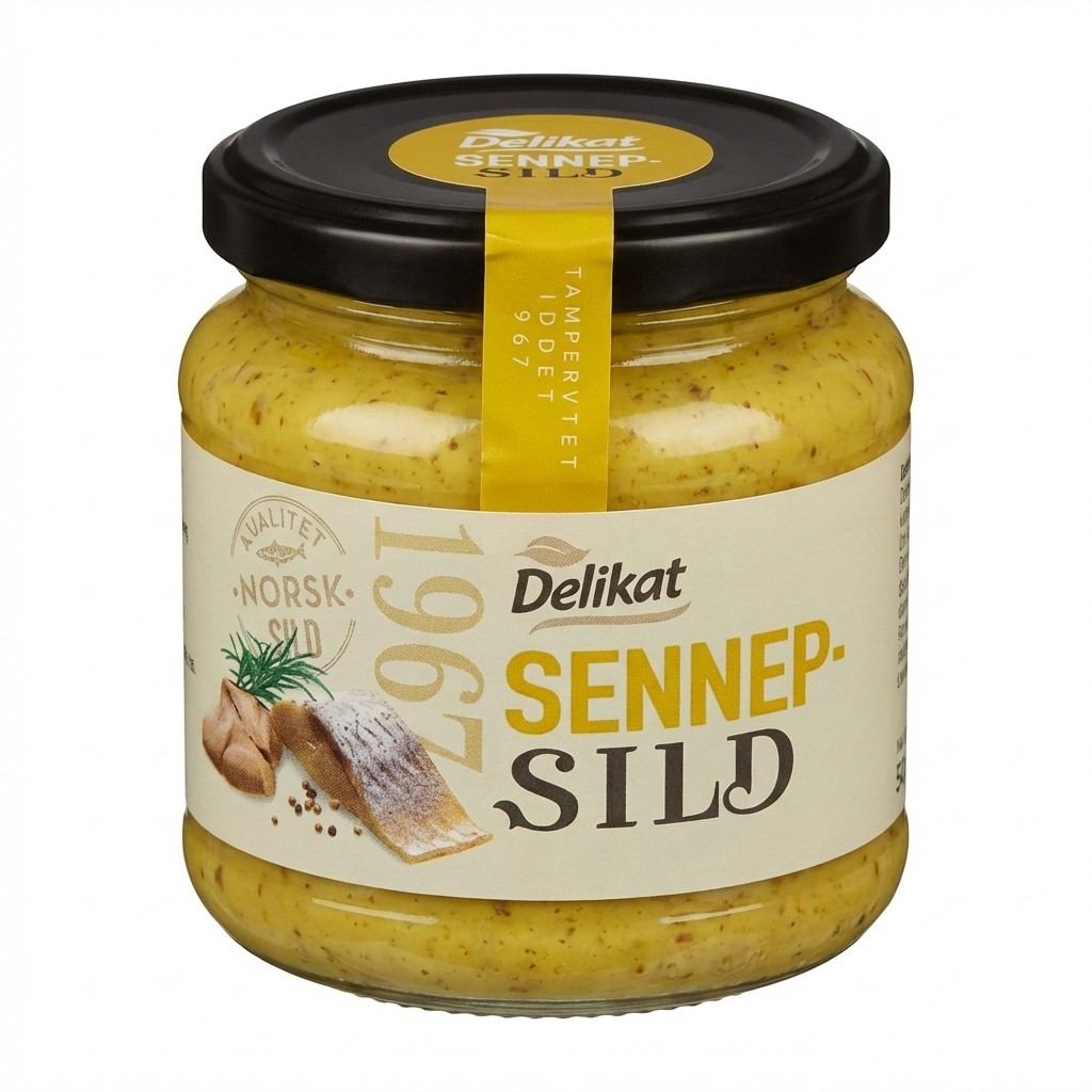 Sennepsild 240g Delikat