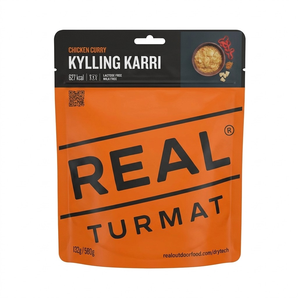 Kylling karri 132g Real Turmat