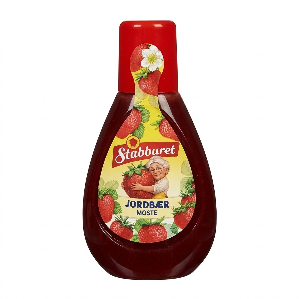 Jordbærmoste 410g Stabburet