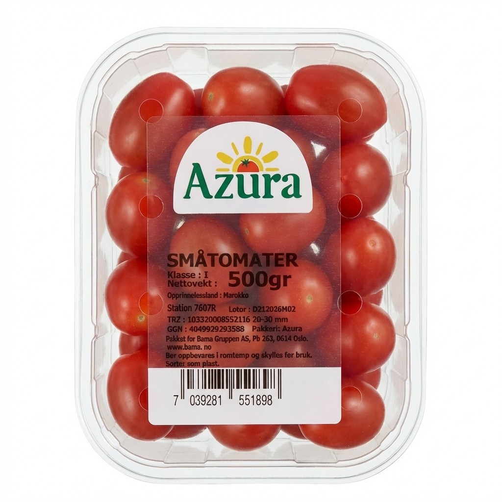 Småtomater 500g Azura