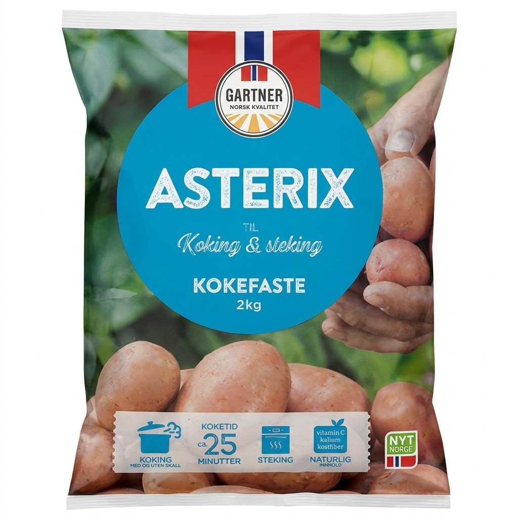 Asterix Kokefaste 2kg Gartner