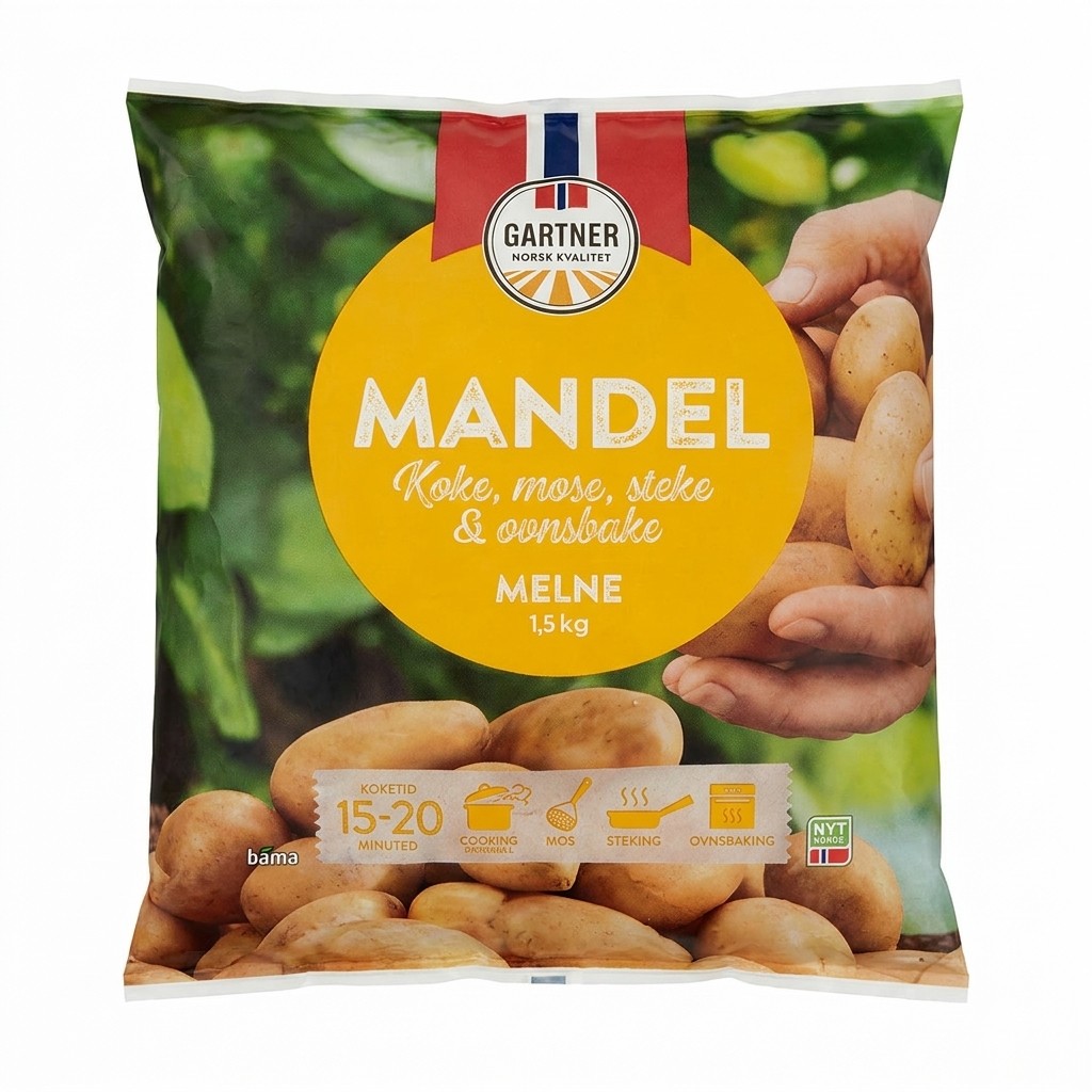 Mandelpotet Melne 1.5kg Gartner