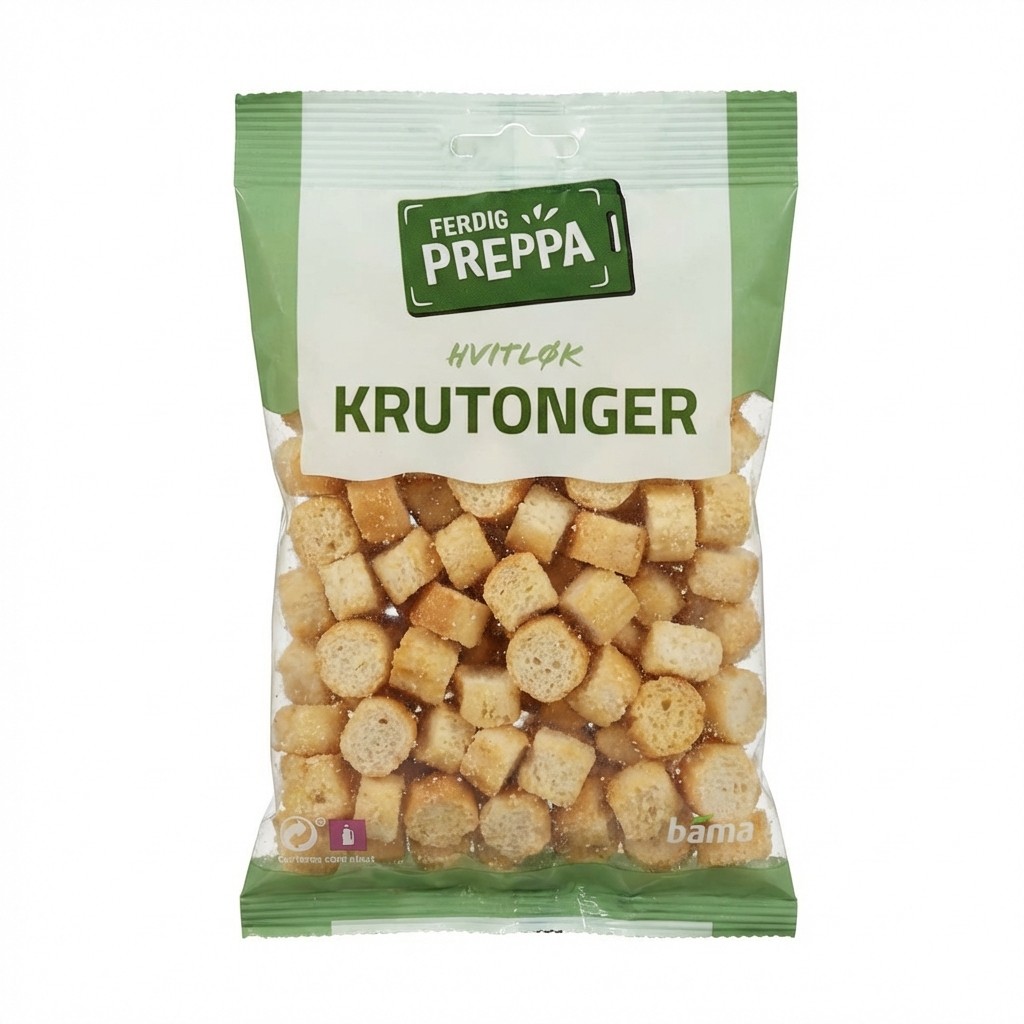 Hvitløk Krutonger 100g Ferdig Preppa