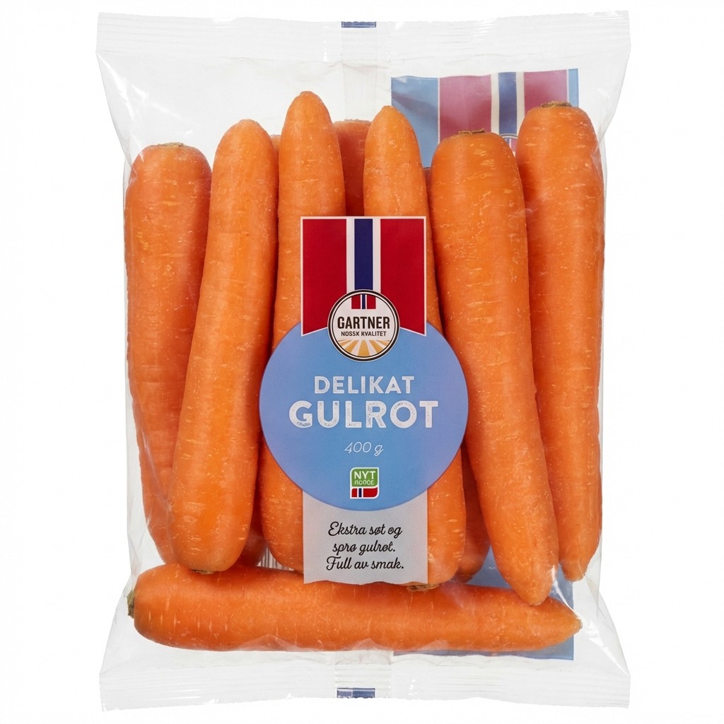 Delikat Gulrot 400g Gartner