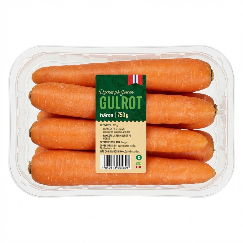 Gulrot 750g Bama