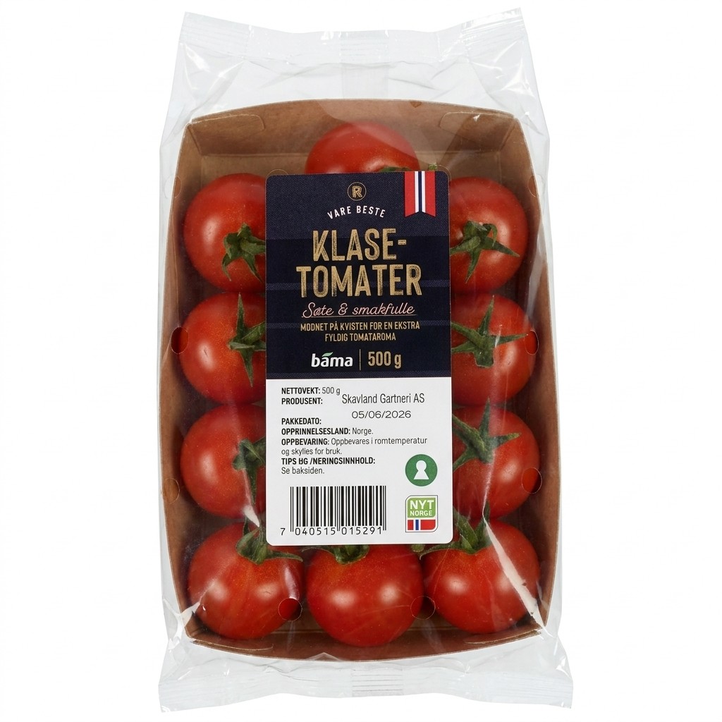 Klasetomater 500g Bama