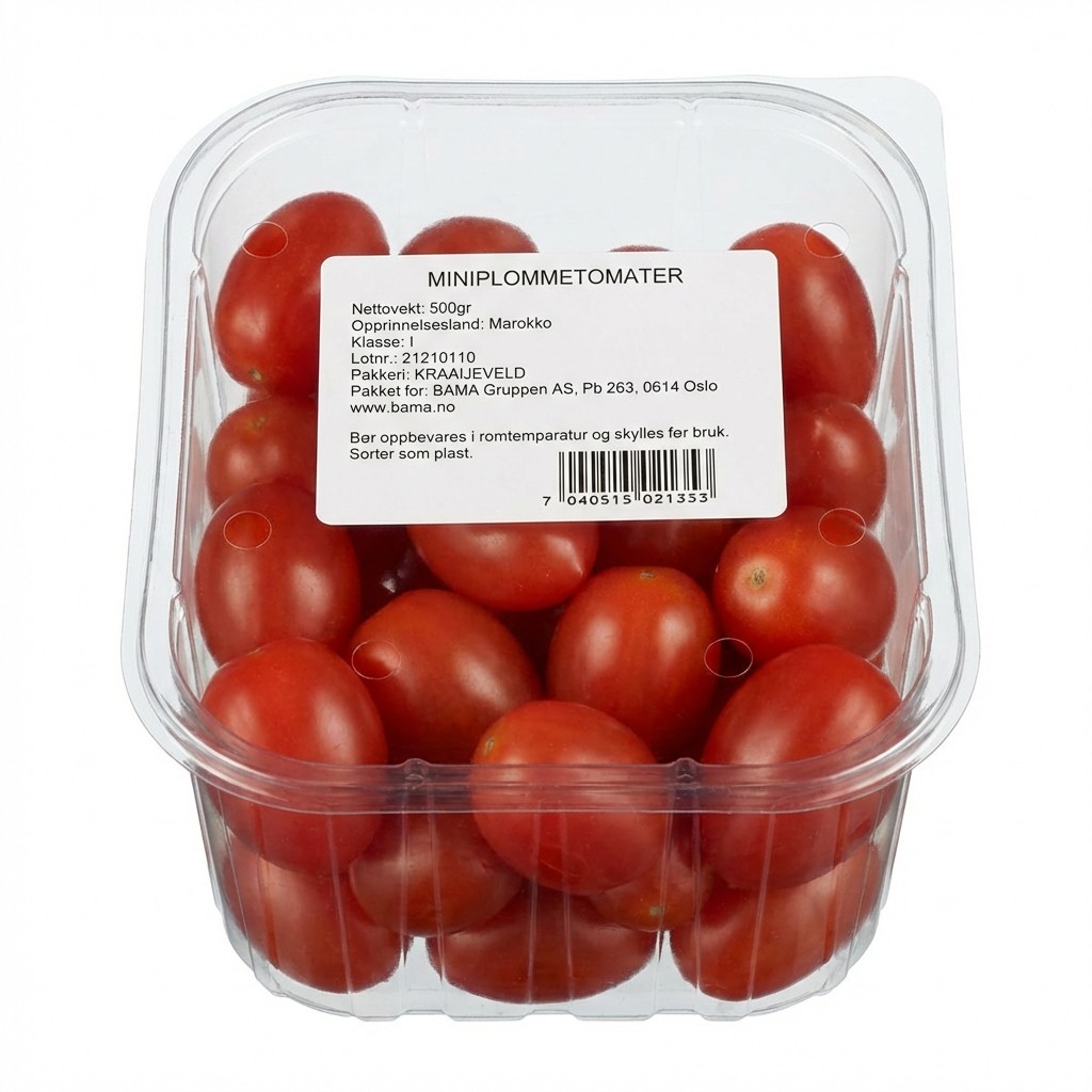 Miniplommetomater 500g