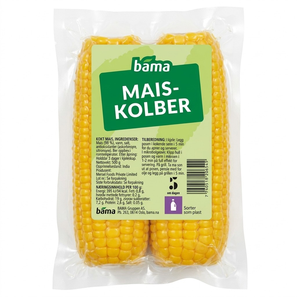 Maiskolber 500g Bama
