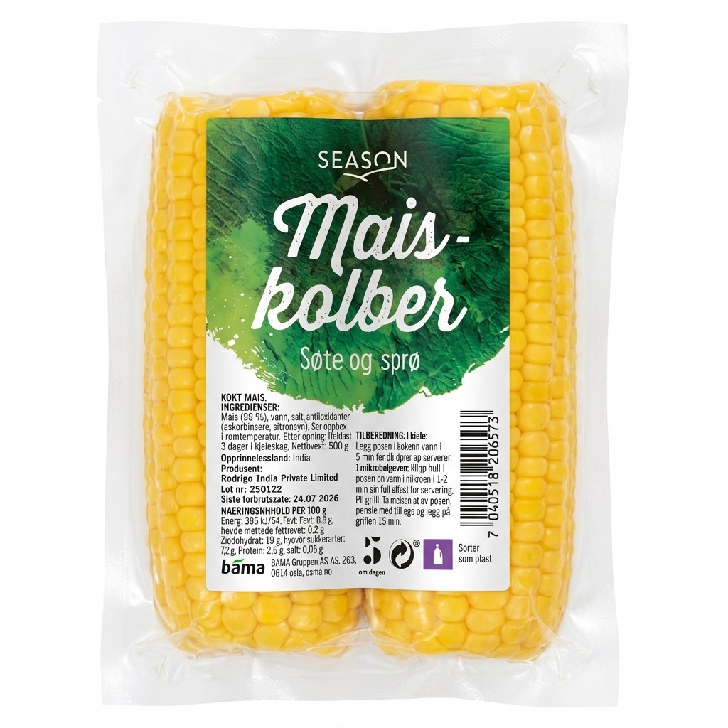 Maiskolber 500g Season