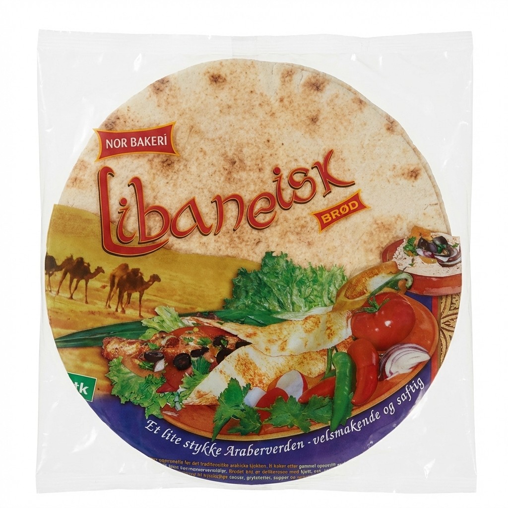 Libanesisk Brød 320g Nor Bakeri