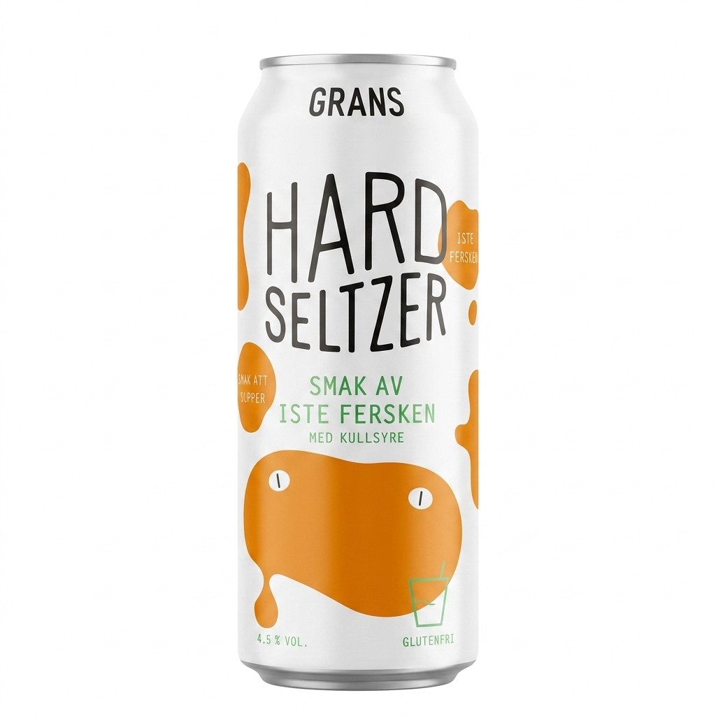Hard Seltzer Iste Fersken 0,5l Grans
